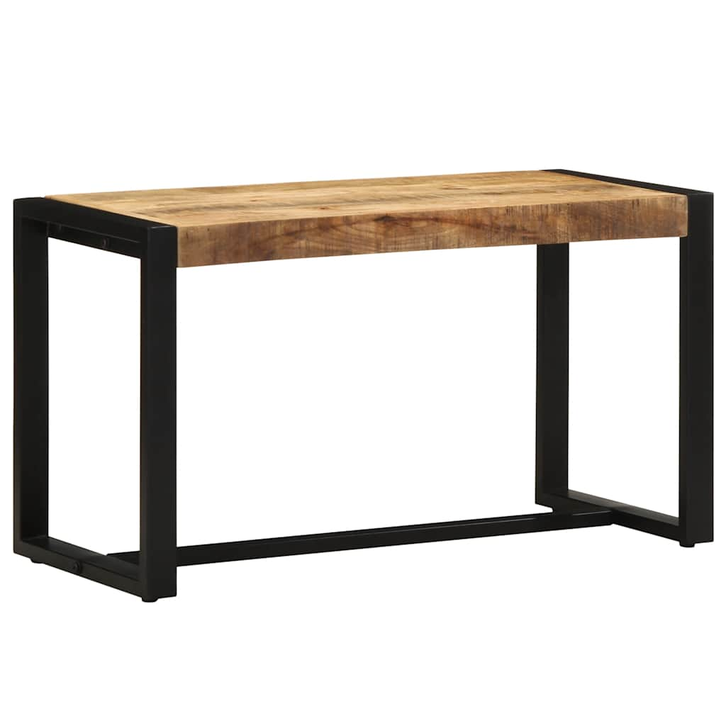 vidaXL Bench 80x35x45 cm Solid Rough Wood Mango