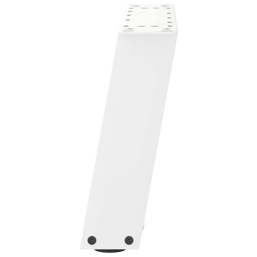 Coffee Table Legs U-Shaped 2 pcs White 40x(30-31) cm Steel