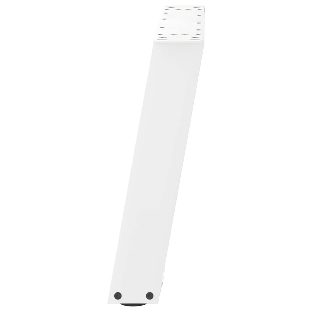 Coffee Table Legs U-Shaped 2 pcs White 70x(42-43) cm Steel