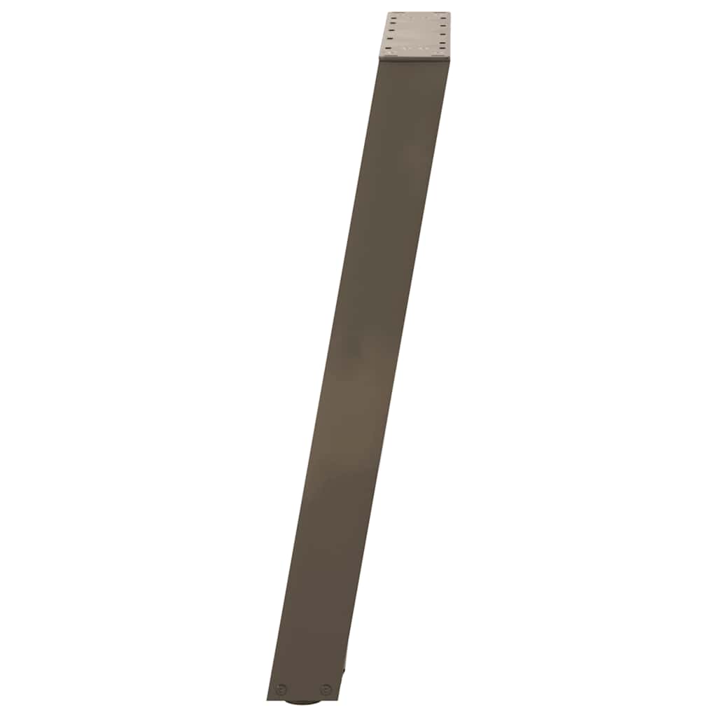 Dining Table Legs U-Shaped 2 pcs Natural Steel 60x(72-73) cm Steel