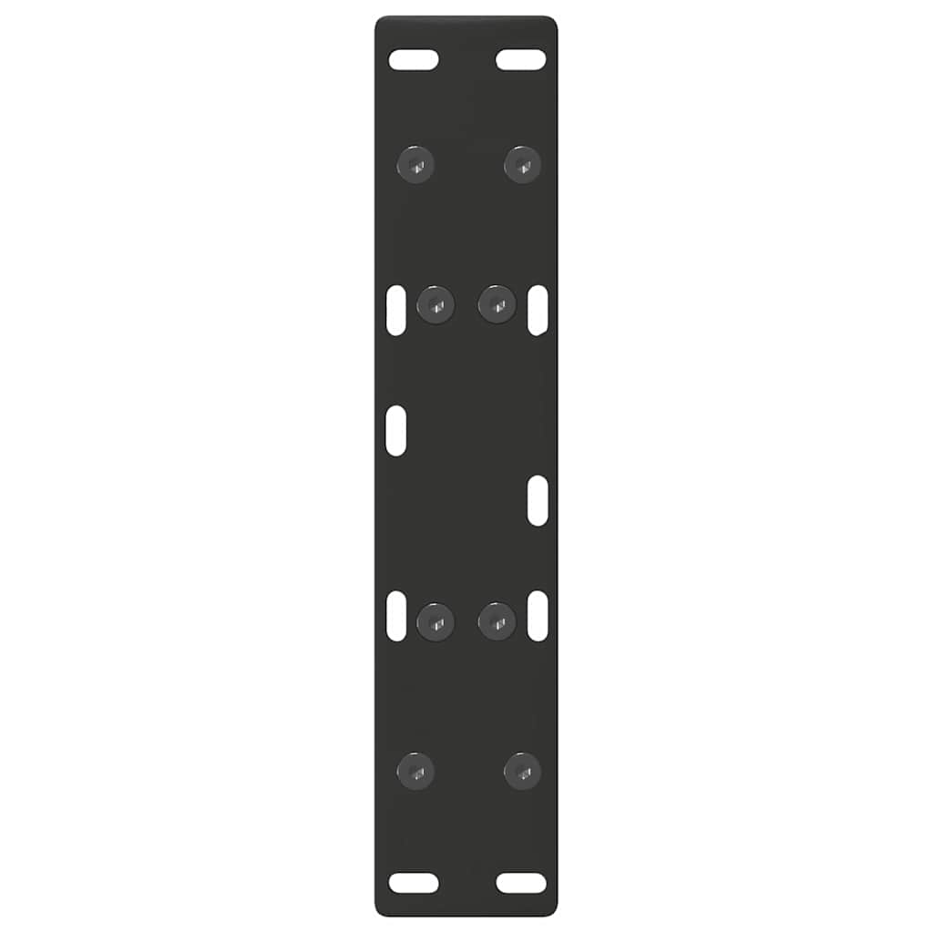 Coffee Table Legs A-Shaped 2 pcs Black 30x(30-31) cm Steel