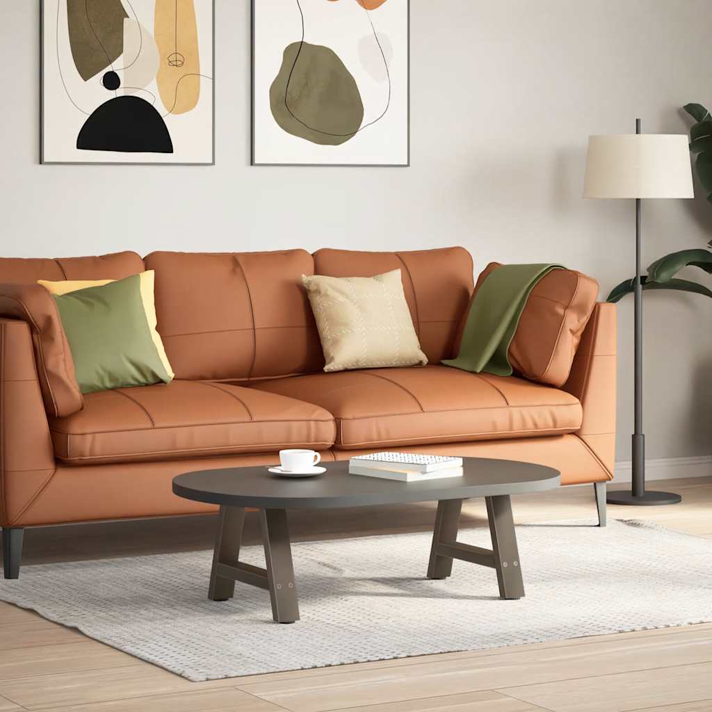 Coffee Table Legs A-Shaped 2 pcs 30x(30-31) cm Steel