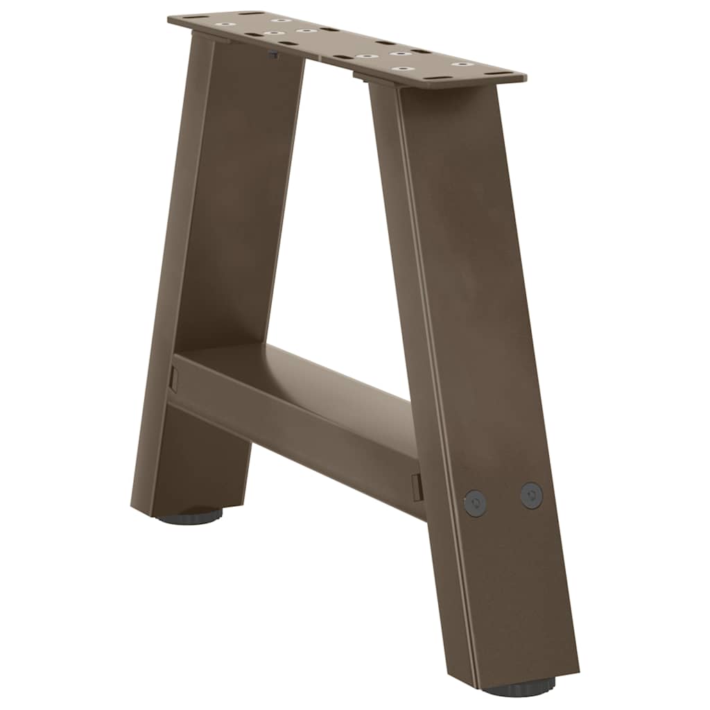 Coffee Table Legs A-Shaped 2 pcs 30x(30-31) cm Steel