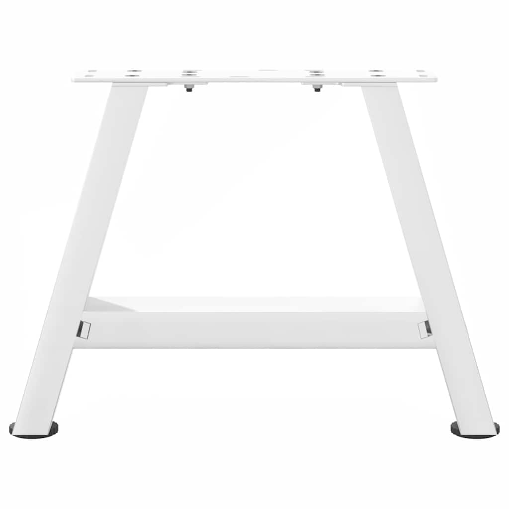 Coffee Table Legs A-Shaped 2 pcs White 40x(30-31) cm Steel