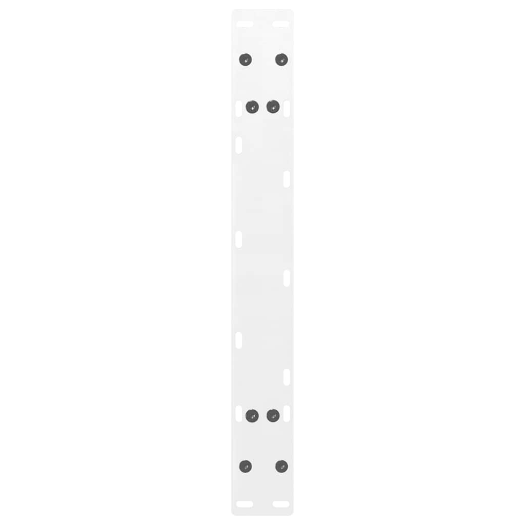 Coffee Table Legs A-Shaped 2 pcs White 60x(30-31) cm Steel