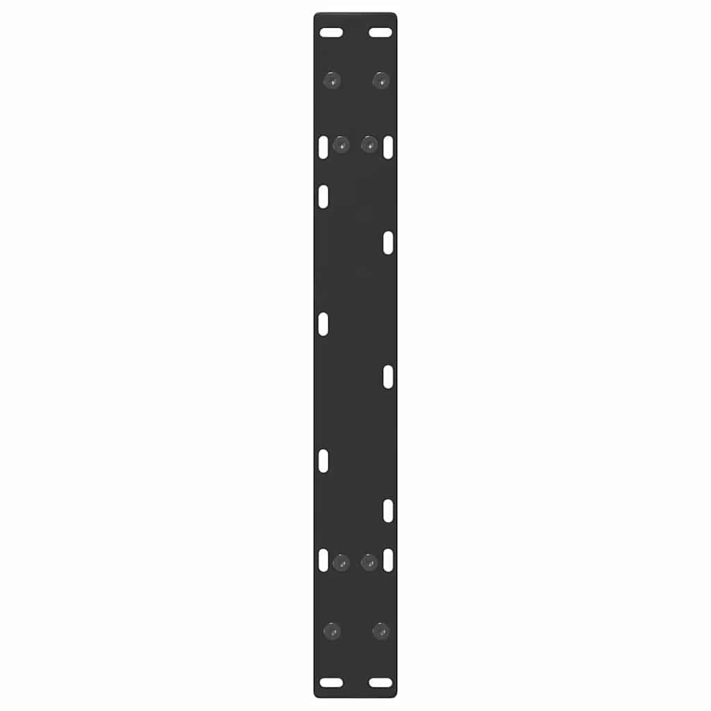 Coffee Table Legs A-Shaped 2 pcs Black 70x(30-31) cm Steel