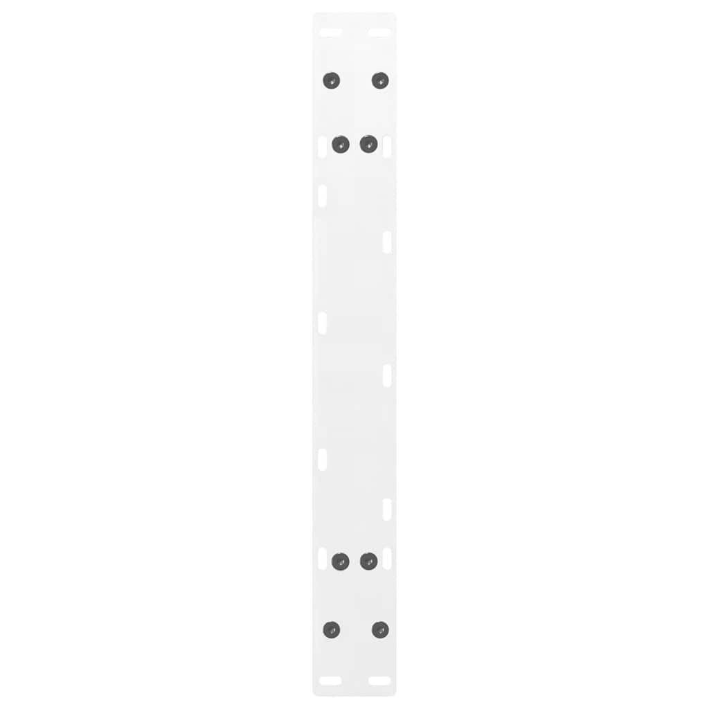 Coffee Table Legs A-Shaped 2 pcs White 70x(30-31) cm Steel