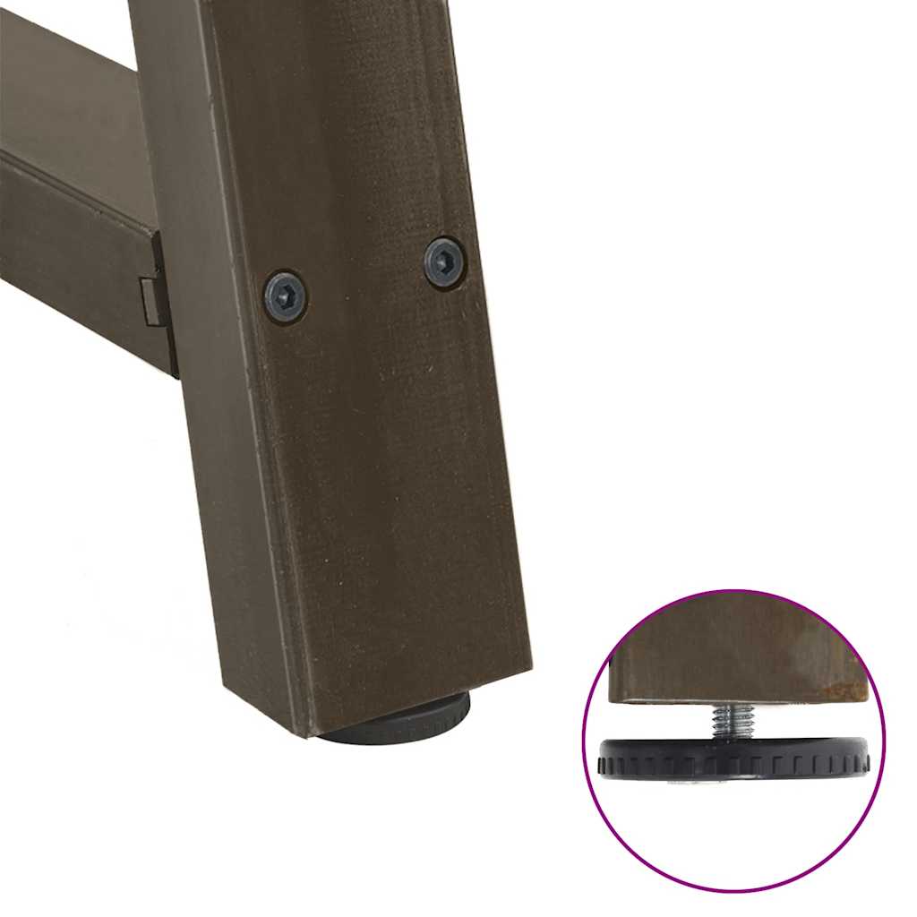 Coffee Table Legs A-Shaped 2 pcs 70x(30-31) cm Steel