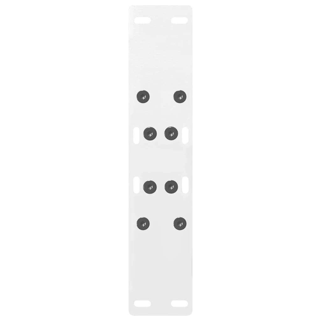 Coffee Table Legs A-Shaped 2 pcs White 38x(42-43) cm Steel