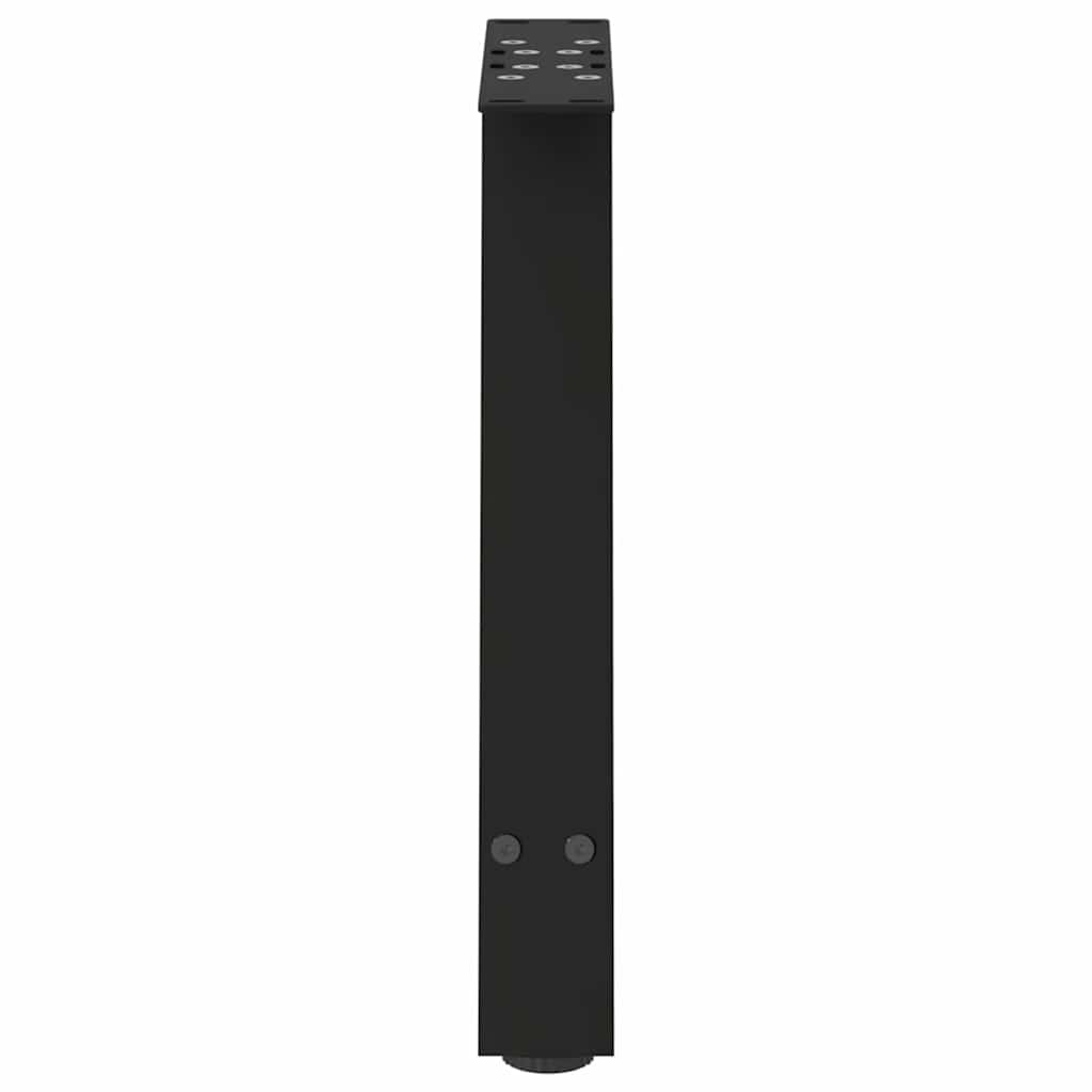 Coffee Table Legs A-Shaped 2 pcs Black 50x(42-43) cm Steel