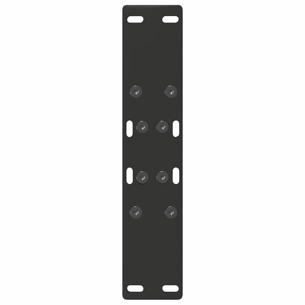 Coffee Table Legs A-Shaped 2 pcs Black 50x(42-43) cm Steel
