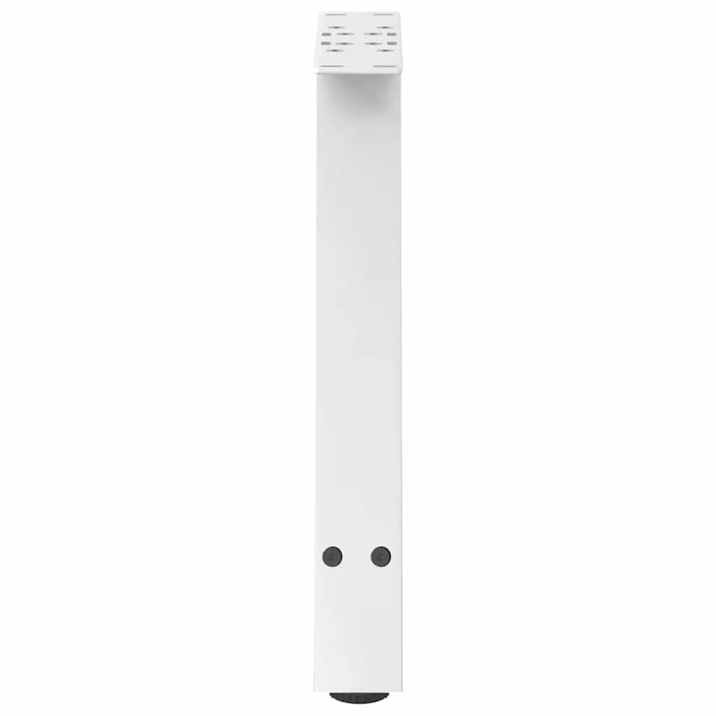 Coffee Table Legs A-Shaped 2 pcs White 50x(42-43) cm Steel