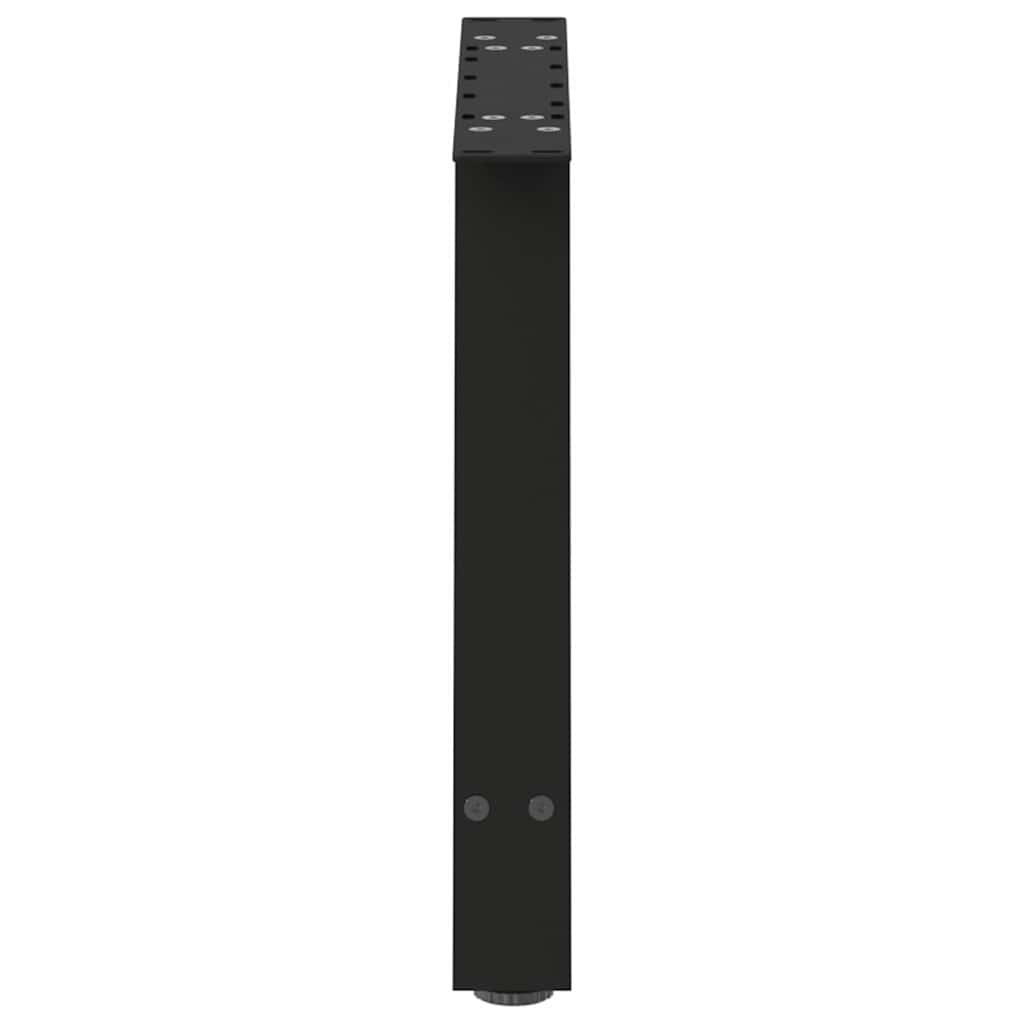 Coffee Table Legs A-Shaped 2 pcs Black 60x(42-43) cm Steel