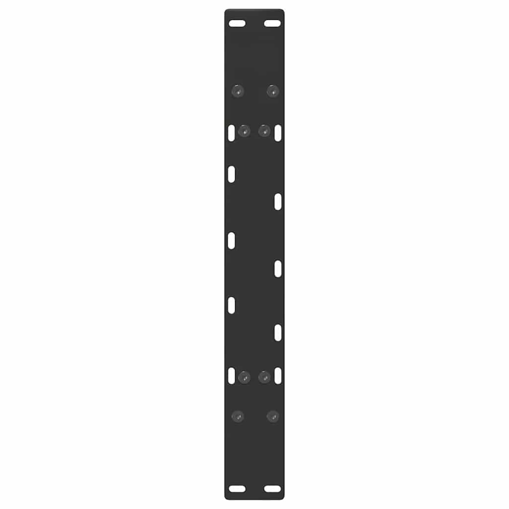 Coffee Table Legs A-Shaped 2 pcs Black 60x(42-43) cm Steel