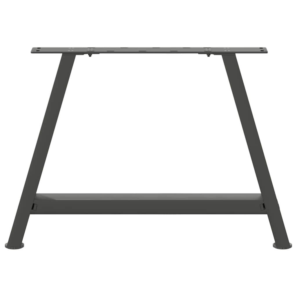 Coffee Table Legs A-Shaped 2 pcs Anthracite 60x(42-43) cm Steel