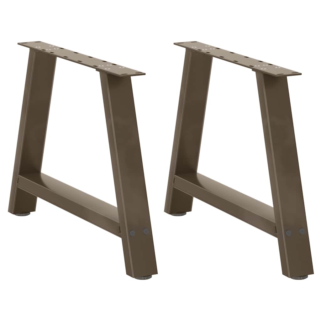 Coffee Table Legs A-Shaped 2 pcs 60x(42-43) cm Steel
