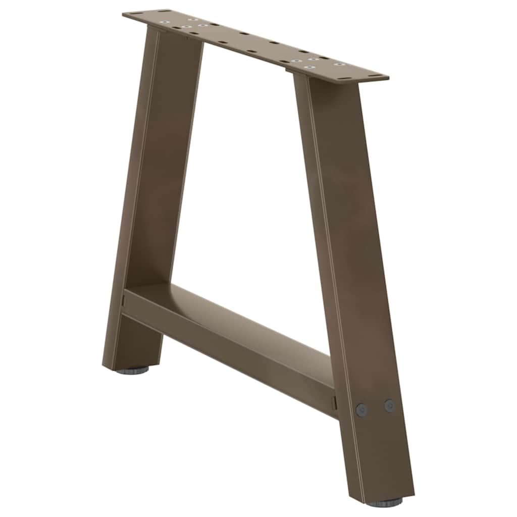 Coffee Table Legs A-Shaped 2 pcs 60x(42-43) cm Steel