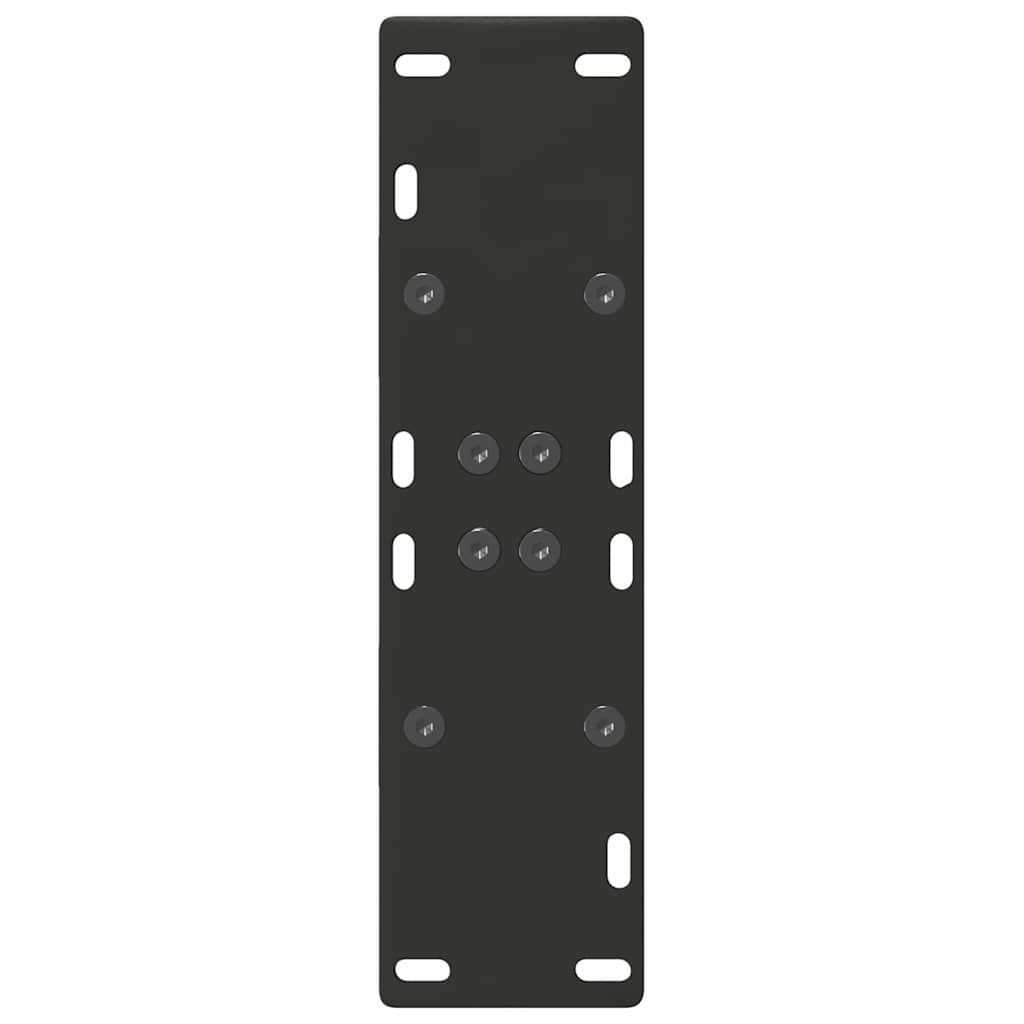 Dining Table Legs A-Shaped 2 pcs Black 50x(72-73) cm Steel