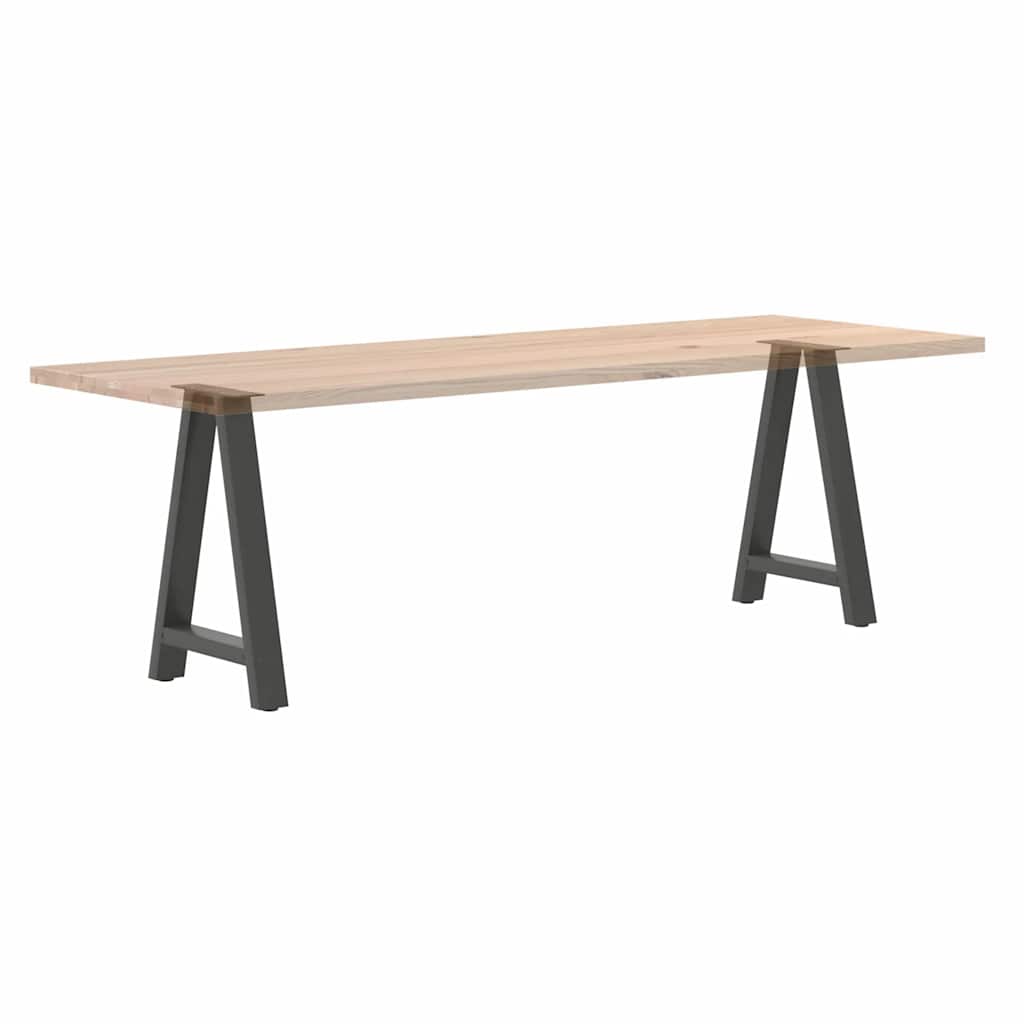 Dining Table Legs A-Shaped 2 pcs Anthracite 50x(72-73) cm Steel