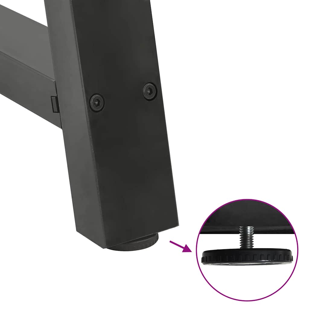Dining Table Legs A-Shaped 2 pcs Anthracite 50x(72-73) cm Steel