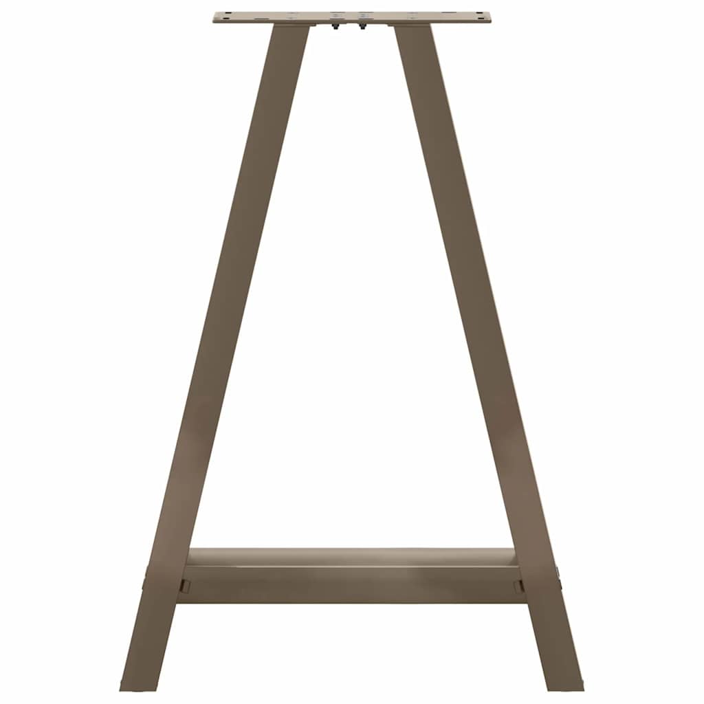 Dining Table Legs A-Shaped 2 pcs 50x(72-73) cm Steel