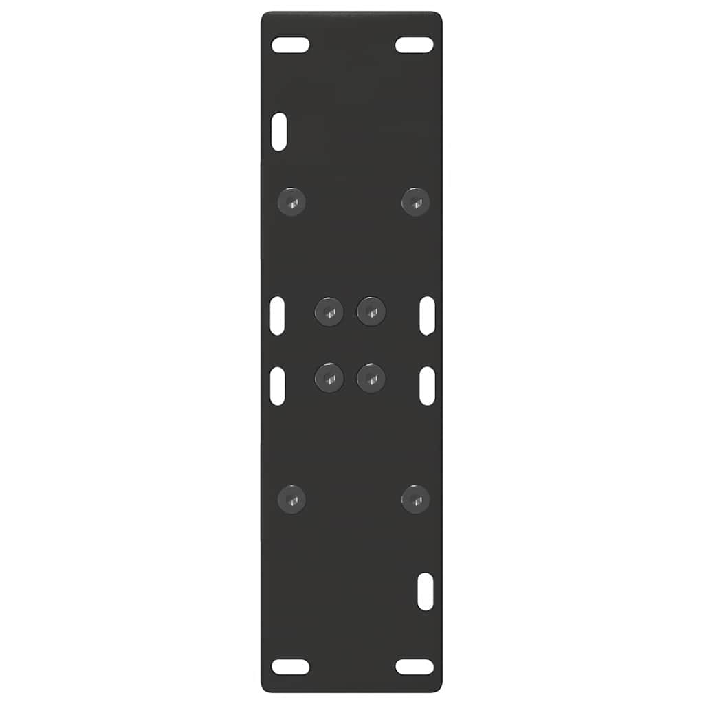 Dining Table Legs A-Shaped 2 pcs Black 60x(72-73) cm Steel