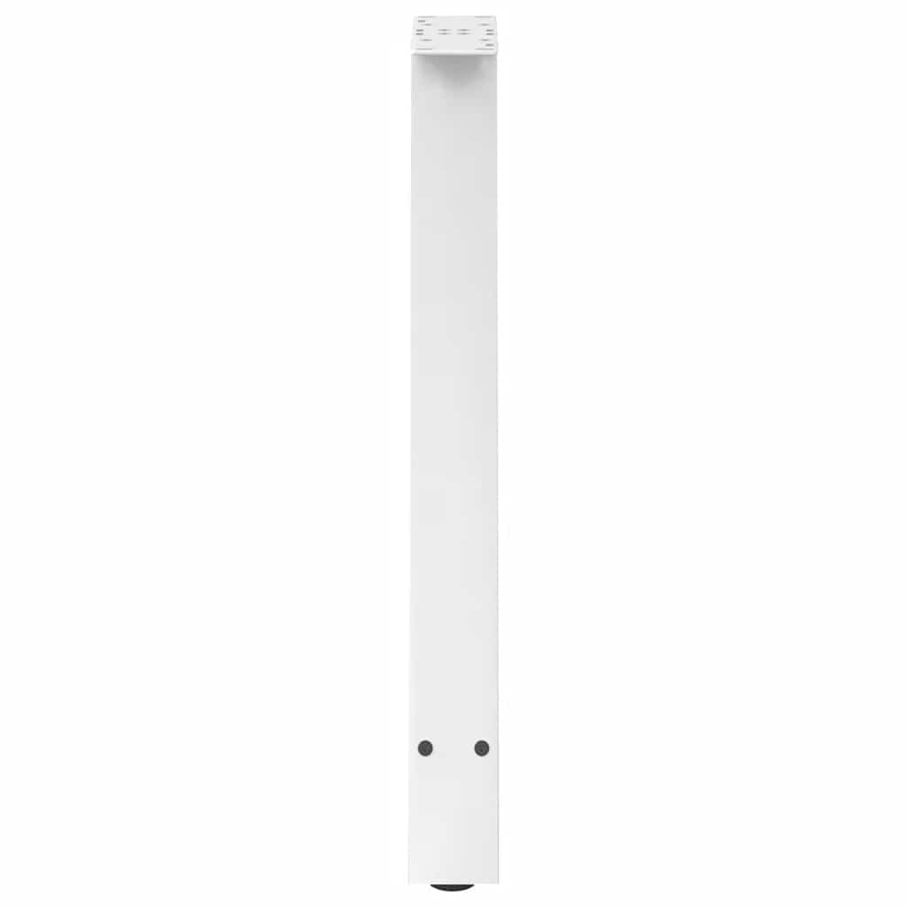 Dining Table Legs A-Shaped 2 pcs White 60x(72-73) cm Steel