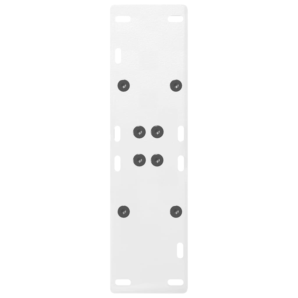 Dining Table Legs A-Shaped 2 pcs White 60x(72-73) cm Steel