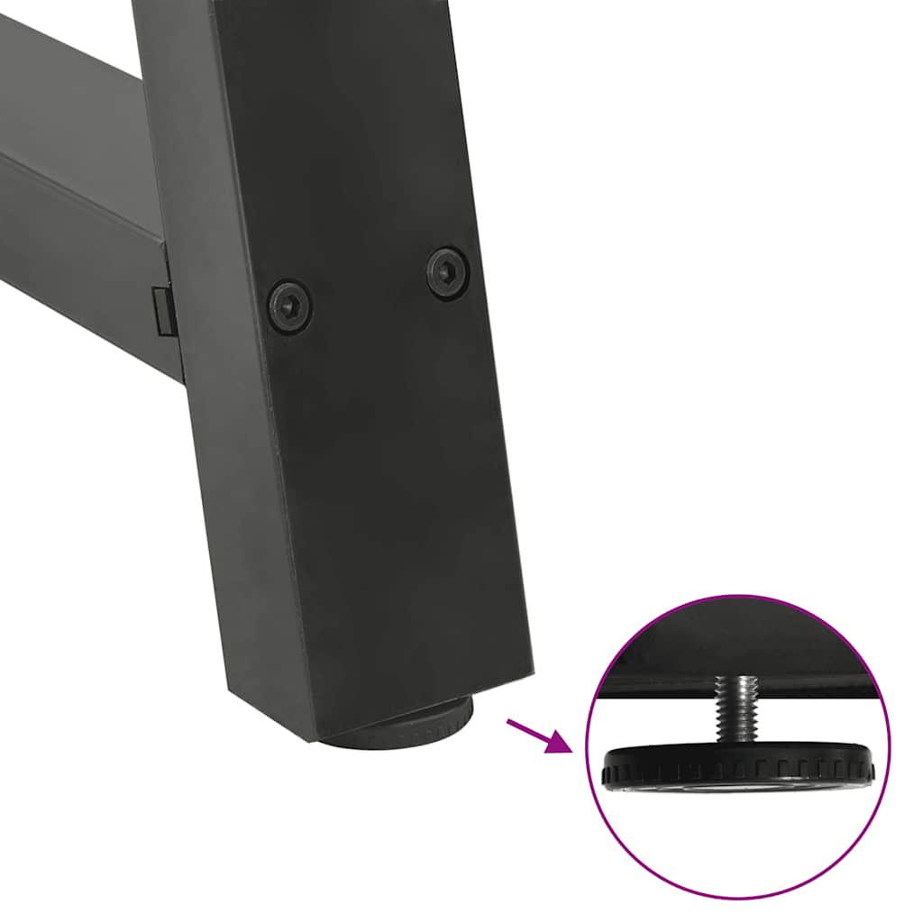 Dining Table Legs A-Shaped 2 pcs Anthracite 60x(72-73) cm Steel