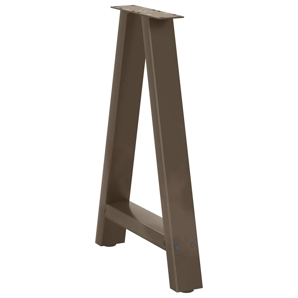 Dining Table Legs A-Shaped 2 pcs 60x(72-73) cm Steel