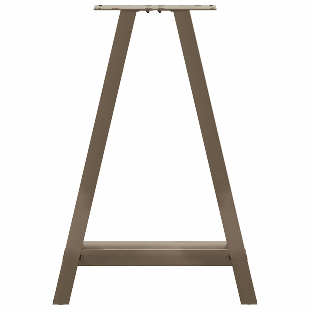 Dining Table Legs A-Shaped 2 pcs 60x(72-73) cm Steel