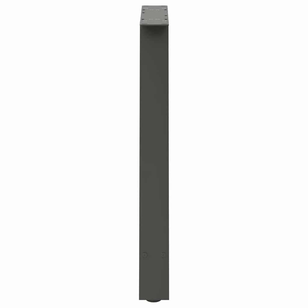 Dining Table Legs A-Shaped 2 pcs Anthracite 70x(72-73) cm Steel