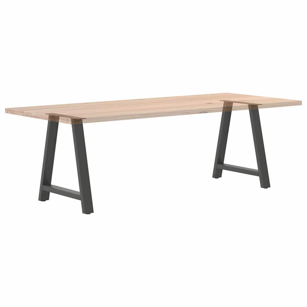 Dining Table Legs A-Shaped 2 pcs Anthracite 70x(72-73) cm Steel