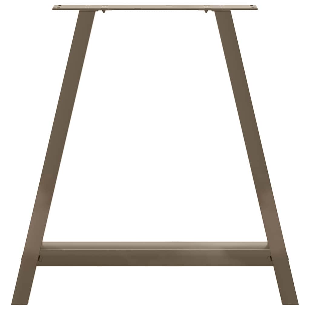 Dining Table Legs A-Shaped 2 pcs 70x(72-73) cm Steel