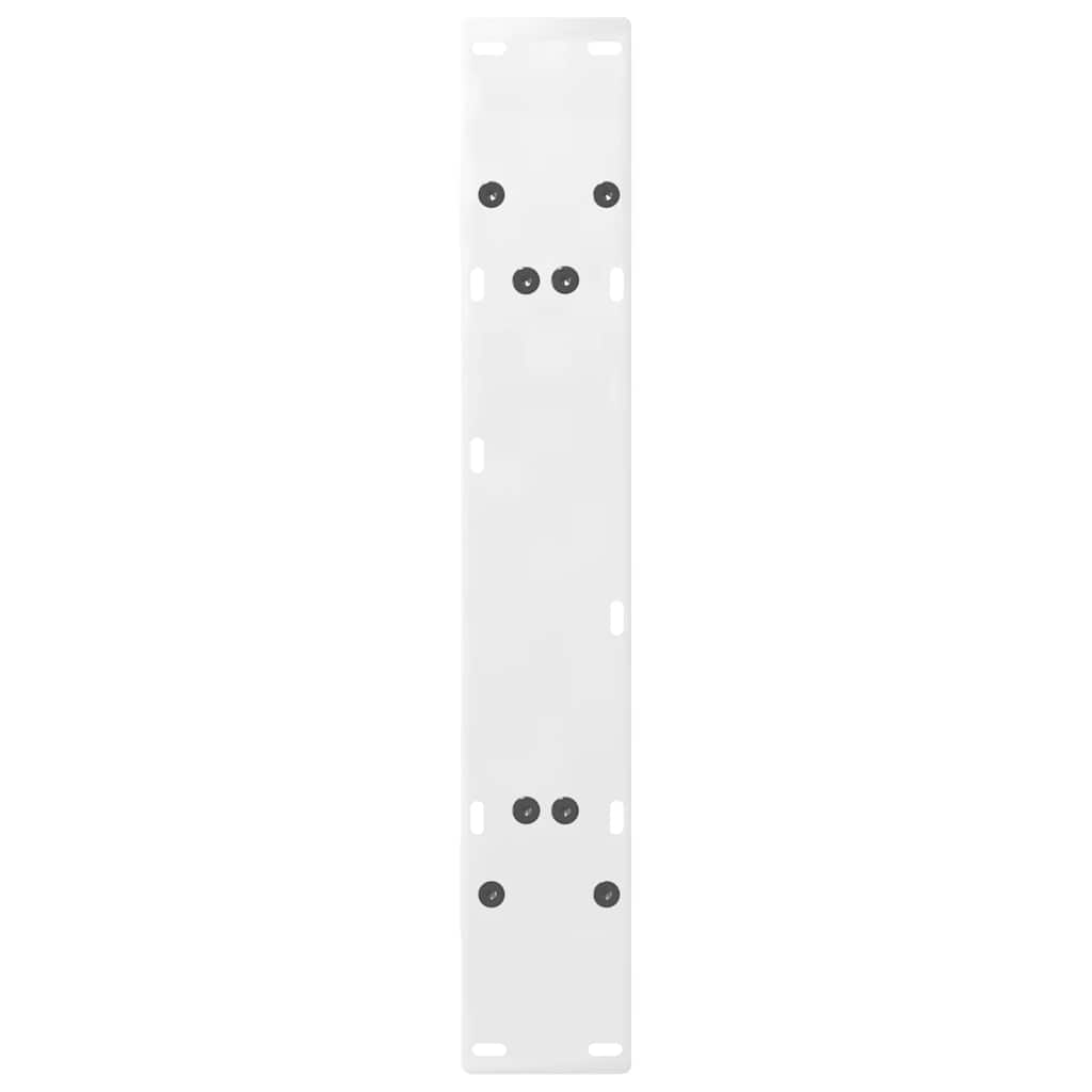 Dining Table Legs A-Shaped 2 pcs White 80x(72-73) cm Steel