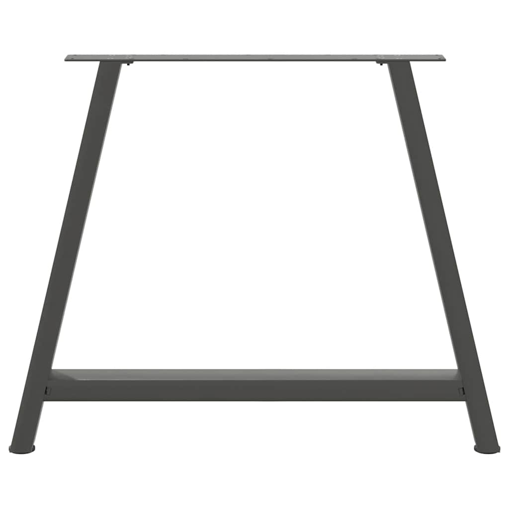 Dining Table Legs A-Shaped 2 pcs Anthracite 100x(72-73) cm Steel