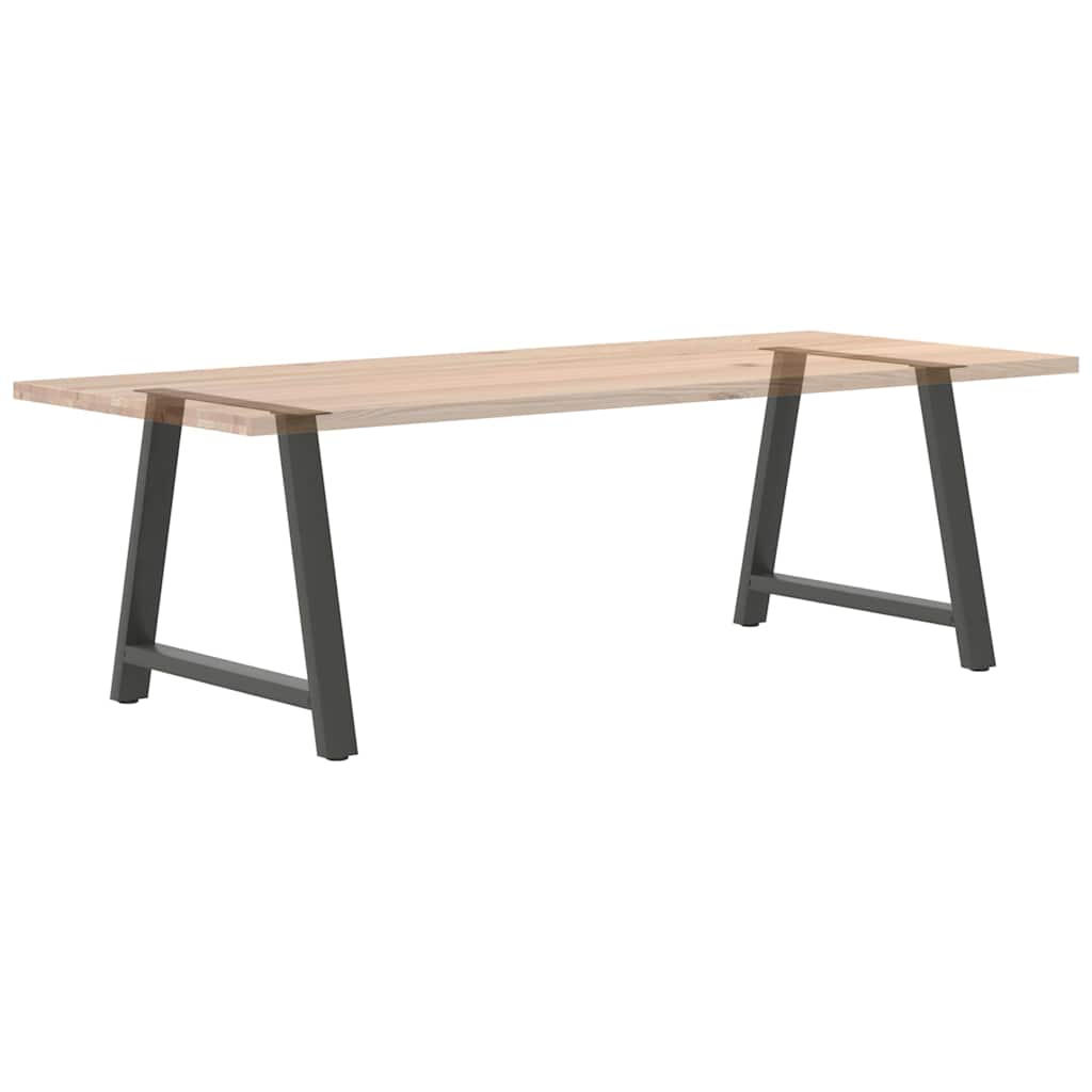 Dining Table Legs A-Shaped 2 pcs Anthracite 100x(72-73) cm Steel