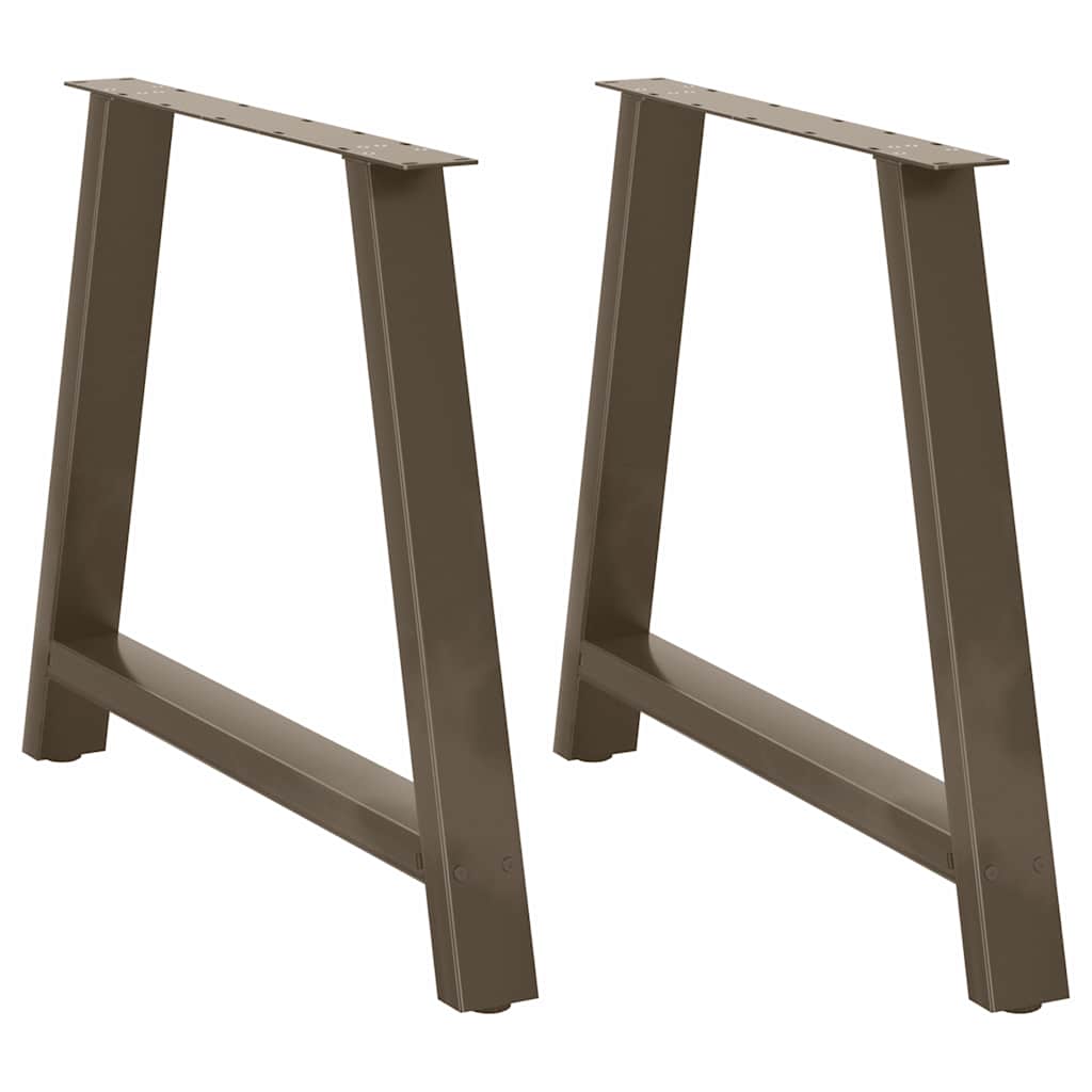 Dining Table Legs A-Shaped 2 pcs 100x(72-73) cm Steel