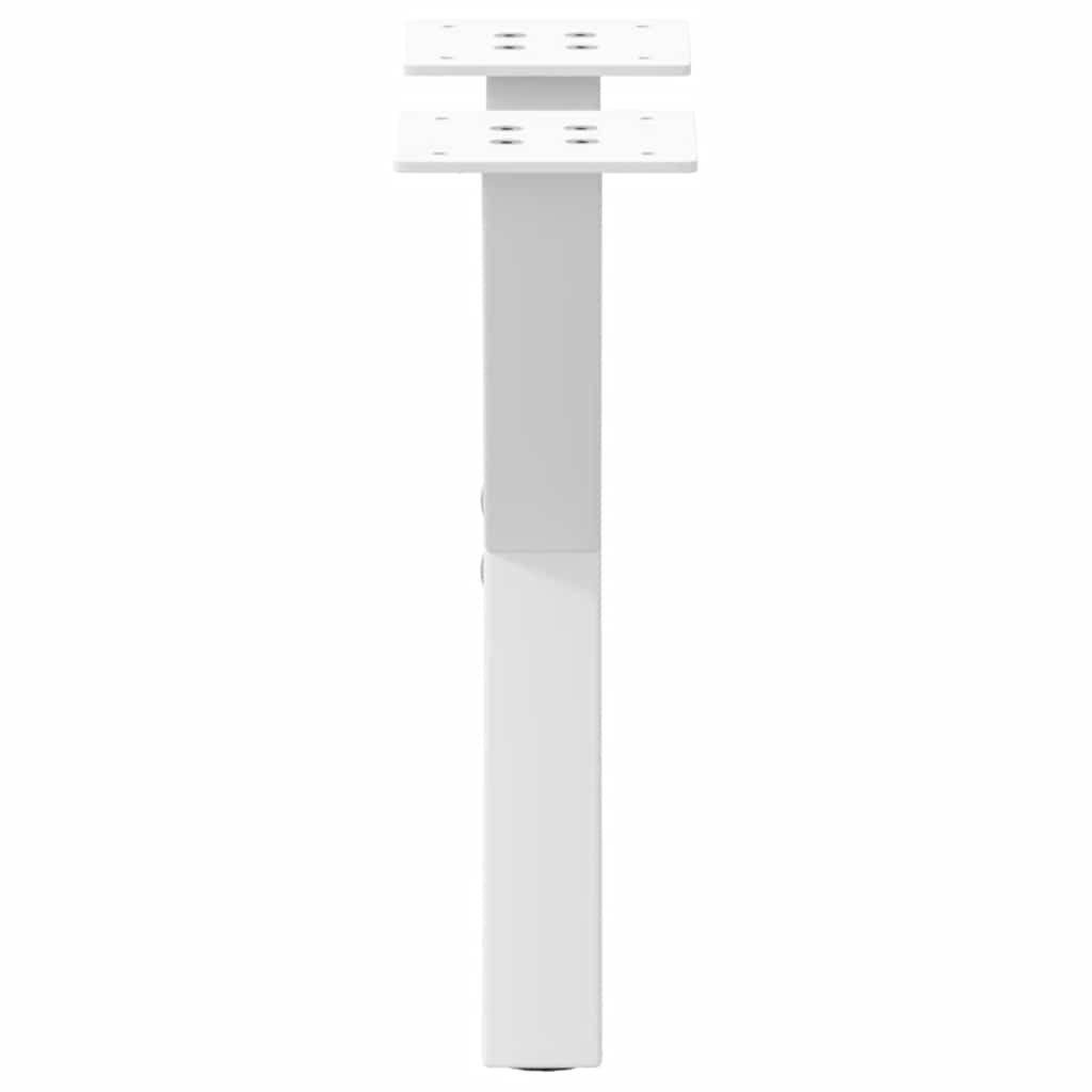 Coffee Table Legs X-Shaped 2 pcs White 37x(30-31) cm Steel