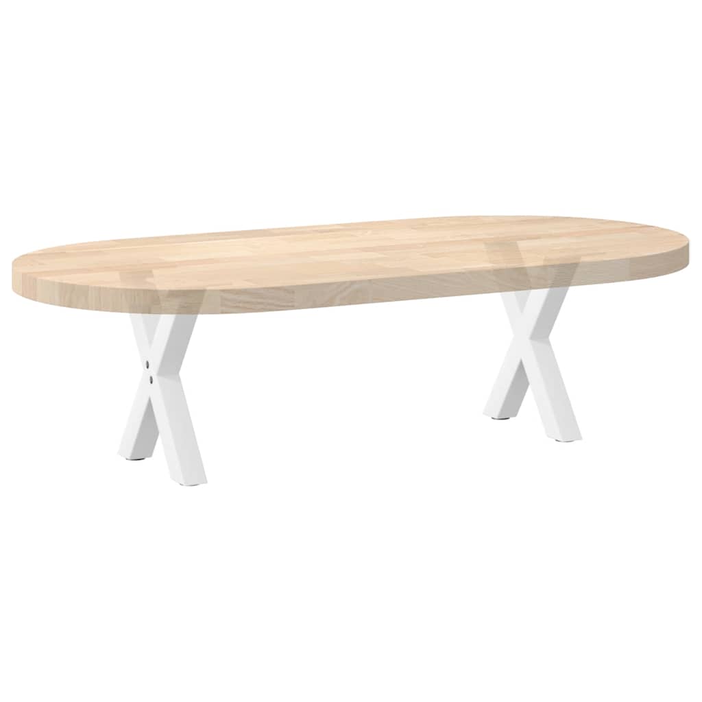 Coffee Table Legs X-Shaped 2 pcs White 37x(30-31) cm Steel