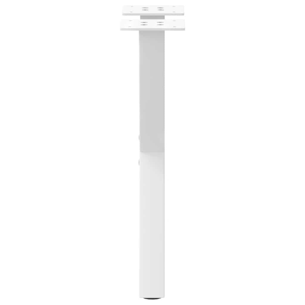 Coffee Table Legs X-Shaped 2 pcs White 28x(42-43) cm Steel
