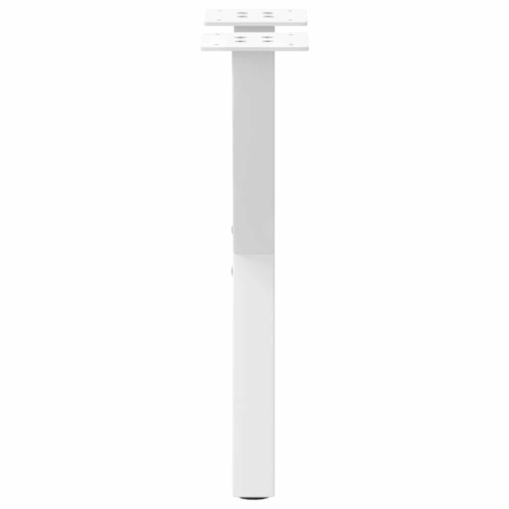 Coffee Table Legs X-Shaped 2 pcs White 38x(42-43) cm Steel