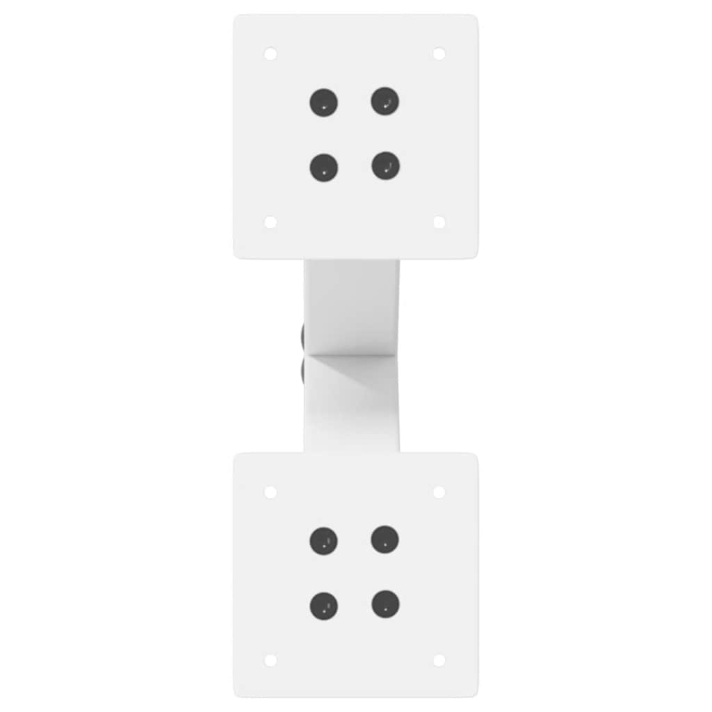 Coffee Table Legs X-Shaped 2 pcs White 38x(42-43) cm Steel