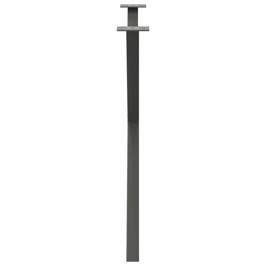 Dining Table Legs X-Shaped 2 pcs Anthracite 90x(72-73) cm Steel
