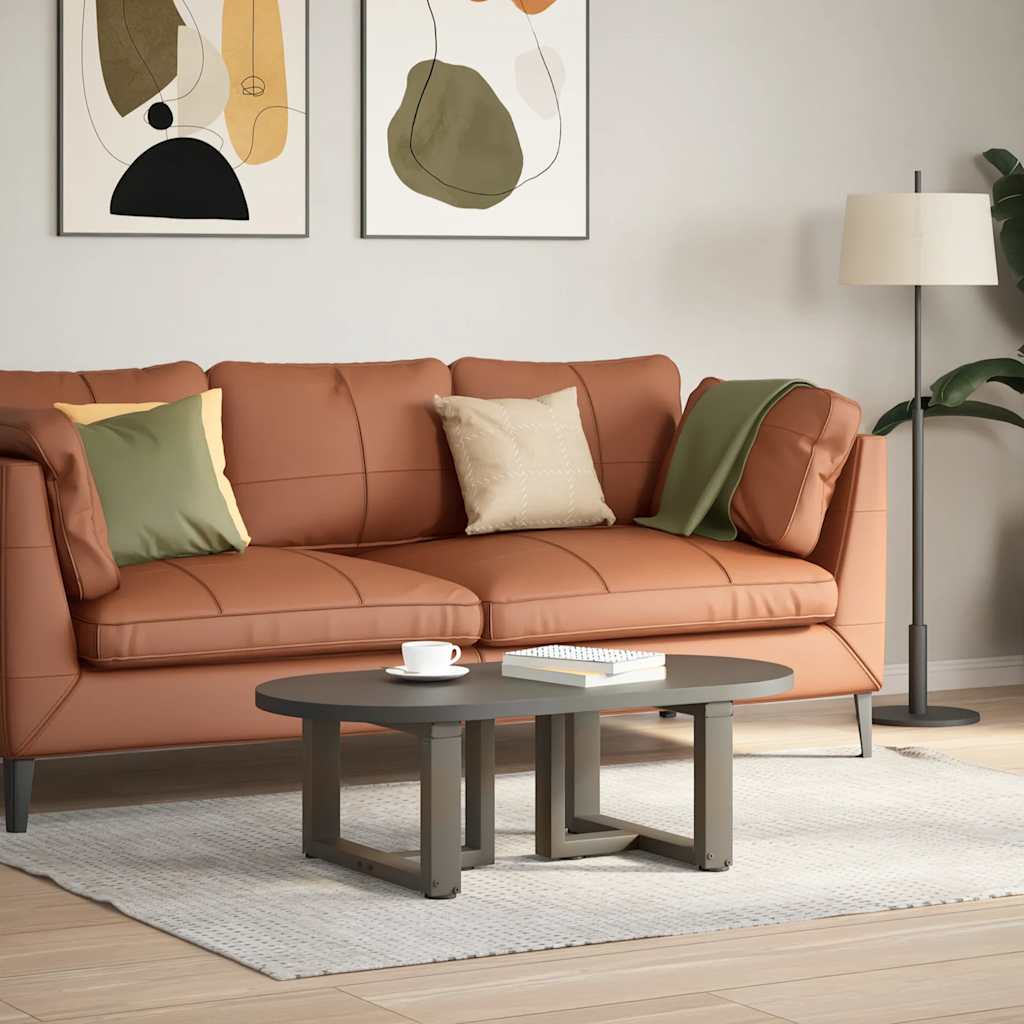 Coffee Table Legs T-Shaped 2 pcs Black 40x25x(30-31) cm Steel