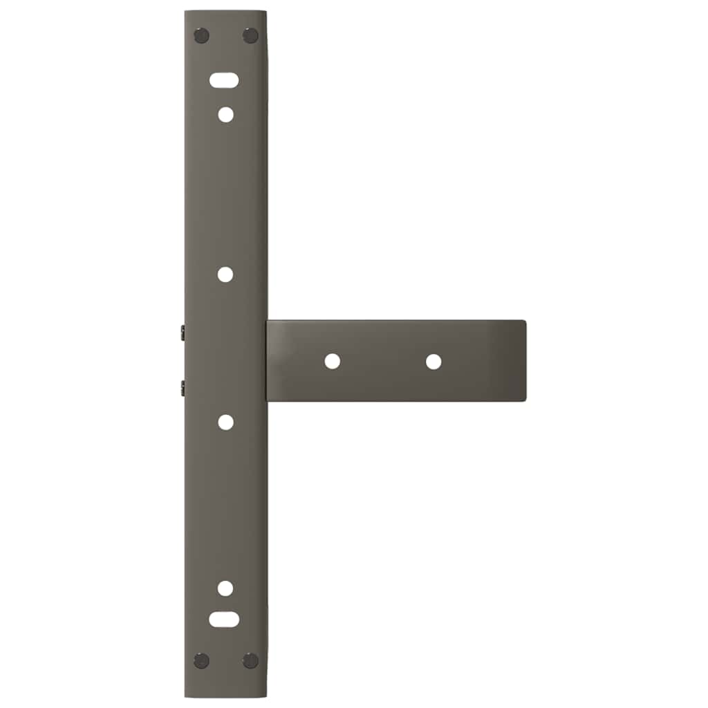 Coffee Table Legs T-Shaped 2 pcs Black 40x25x(30-31) cm Steel