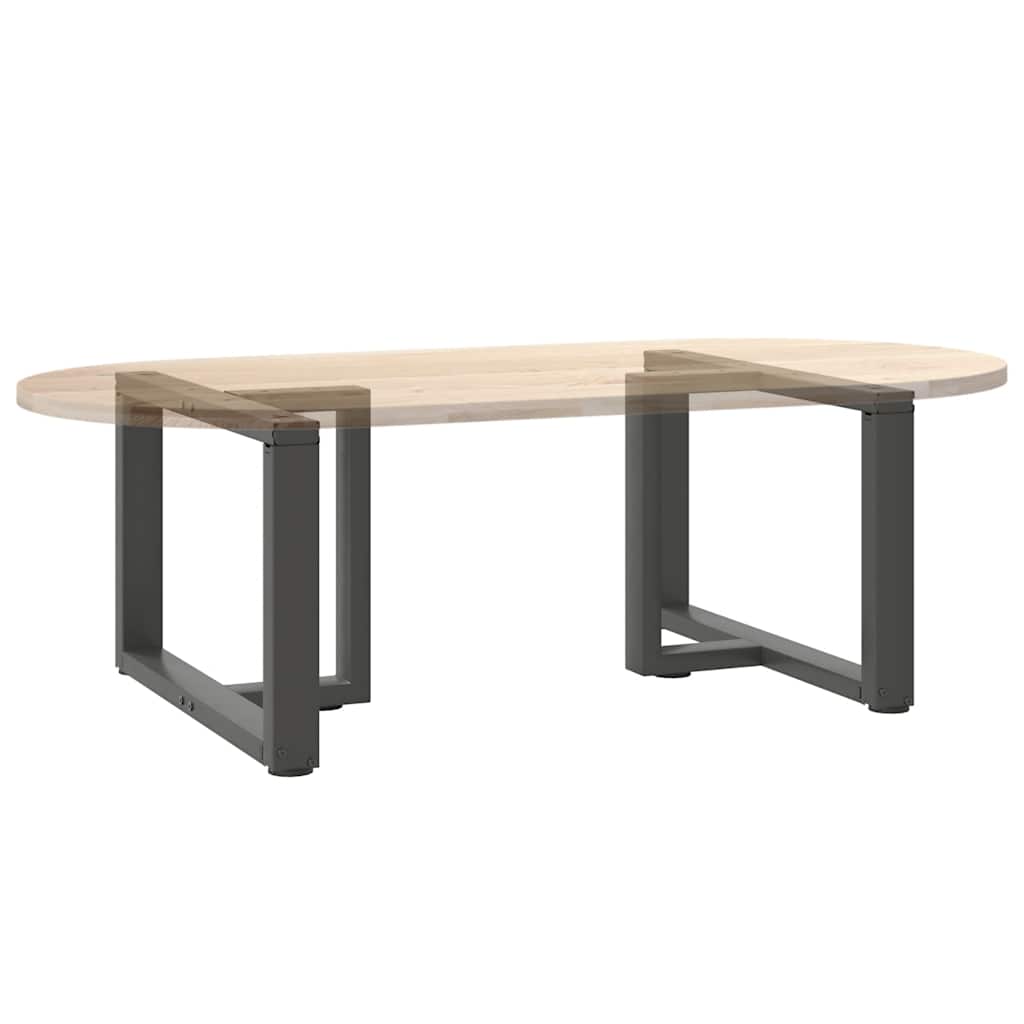 Coffee Table Legs T-Shaped 2 pcs Anthracite 60x25x(42-43) cm Steel