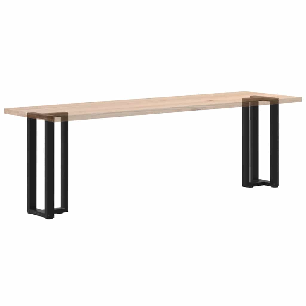 Console Table Legs T-Shaped 2 pcs Black 25x28x(72-73) cm Steel