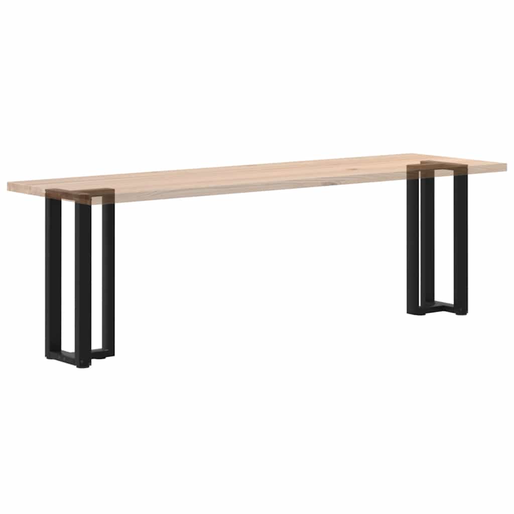 Console Table Legs T-Shaped 2 pcs Black 38x25x(72-73) cm Steel