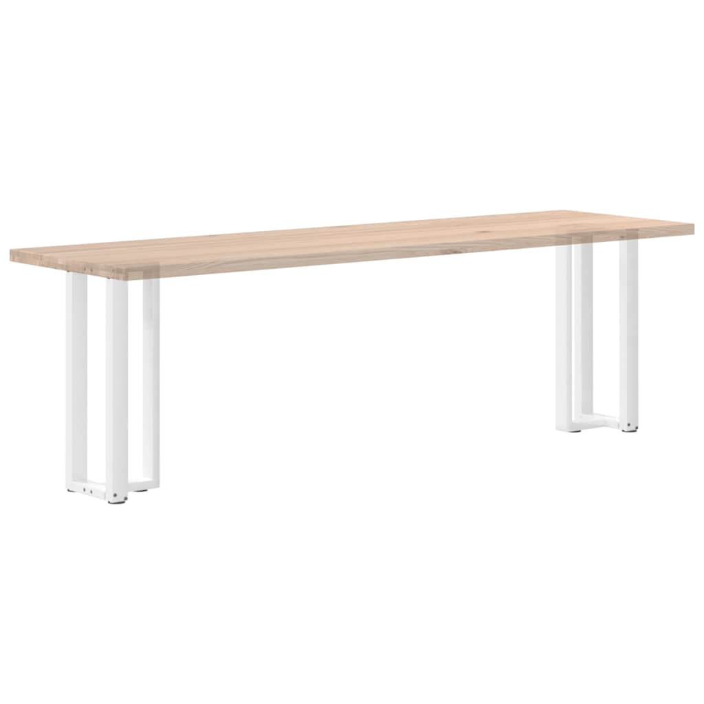 Console Table Legs T-Shaped 2 pcs White 38x25x(72-73) cm Steel